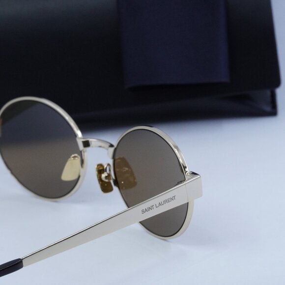 Final Price! Saint Laurent SL692 004 Gold Brown Sunglasses main image 7